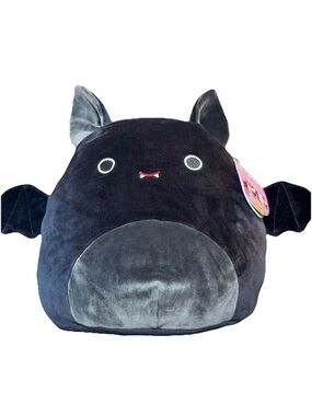 New Emily 12" Black Bat Halloween Squishmallow Stuffed Animal Toy Plush 2020